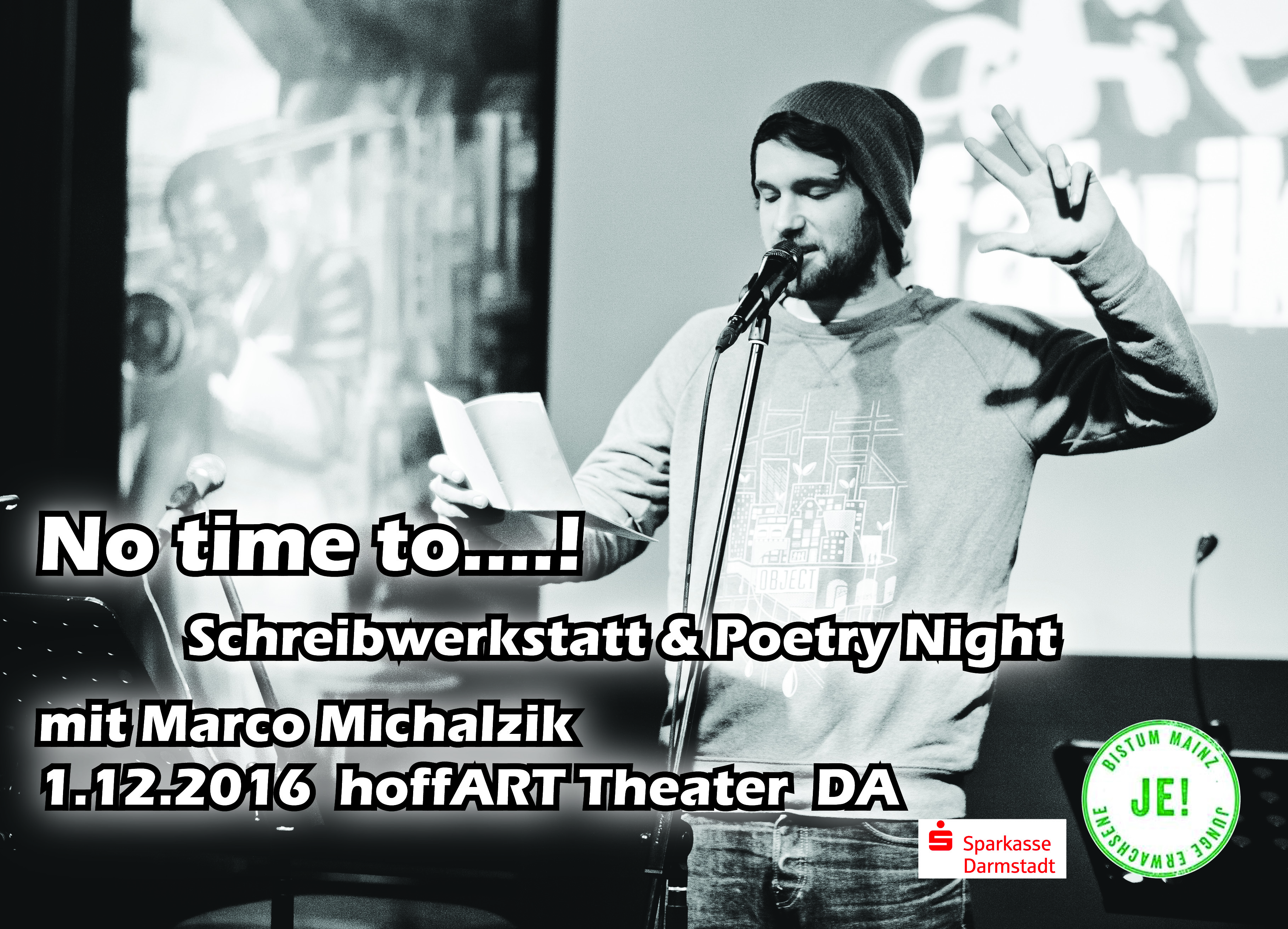 Schreibwerkstatt & Poetry Night mit Michael Michalzik