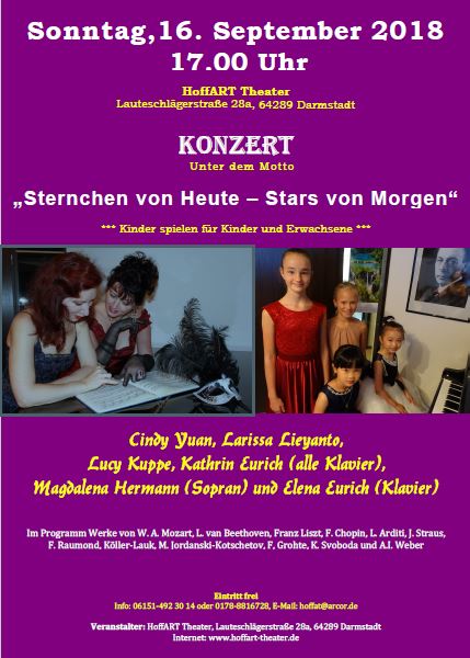 Sternchen von Heute-Stars von Morgen