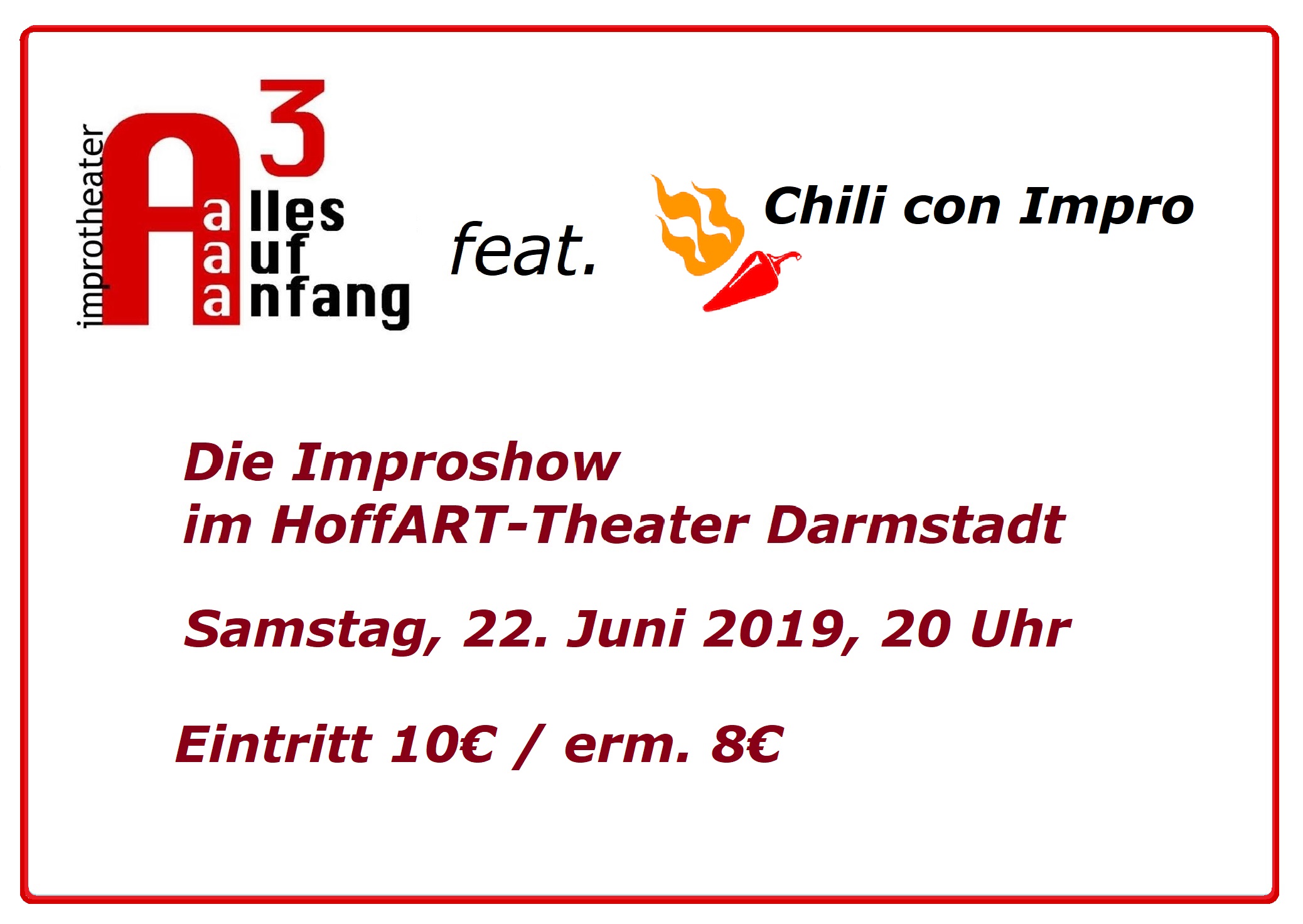Alles Auf Anfang: Improshow feat. Chili con Impro